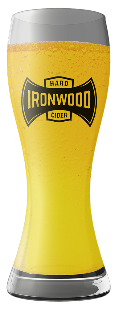 a pint of Ironwood beer