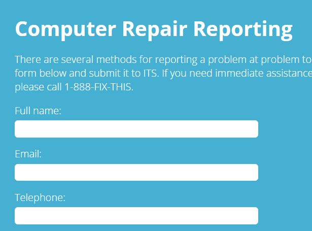 repair form